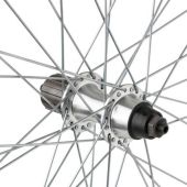 Achterwiel 28" uitval cassette Shimano 7v Rodi Connect ZILVER - 139481