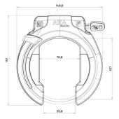 Slot + accuslot Gazelle HMS Shimano INtube Axa Block XXL - 475410200