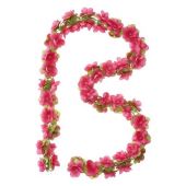 Bloemenslinger Basil Flower Garland Roze / Fuchsia