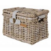 Rieten mand Basil Denton M Rotan grijs / nature grey