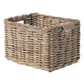 Rieten mand Basil Dorset M Rotan grijs / nature grey