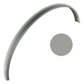 Spatbord achter Gazelle R50 ROND 637 Aluminium grey mat Miss Grace, Heavy Duty, DutyNL - 311221763799