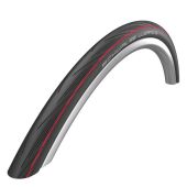 Buitenband Schwalbe Lugano II 25-622 zwart / rood vouwband