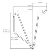 Bagagedrager Tubus Cargo Classic 26" zwart