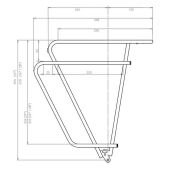 Bagagedrager Tubus Logo Classic 26" & 28" zwart