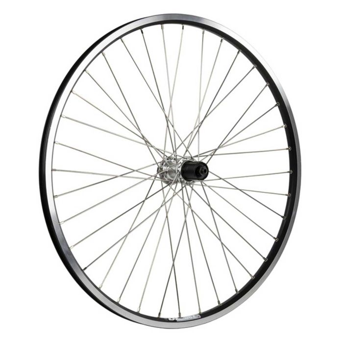 Achterwiel 26" uitval cassette Shimano 8/9/10v ZAC19 ZWART - 710428