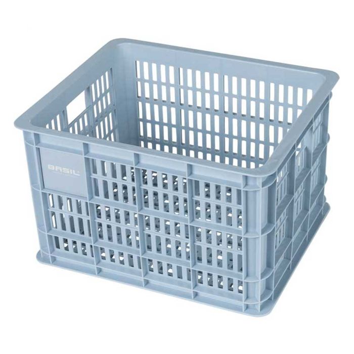 Krat kunststof Basil Crate M Silver Cloud 33 liter