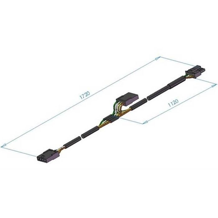 Kabel Splitter Batavus / Koga / Sparta CU3 display/TMM sensor/accudocking 4-polig - 39021003