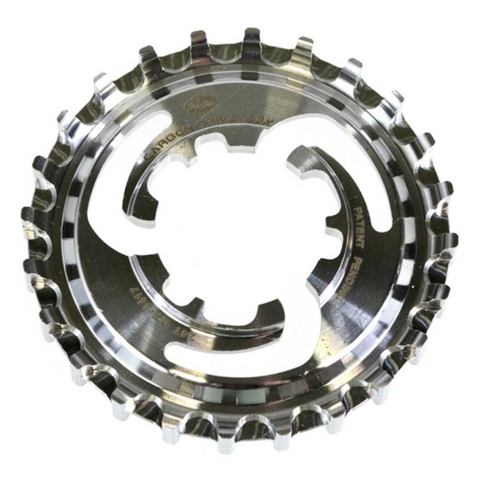 Tandriemschijf / Sprocket Gates 24T Carbon Drive CDX CenterTrack Enviolo RVS zilver - CT1124VMN