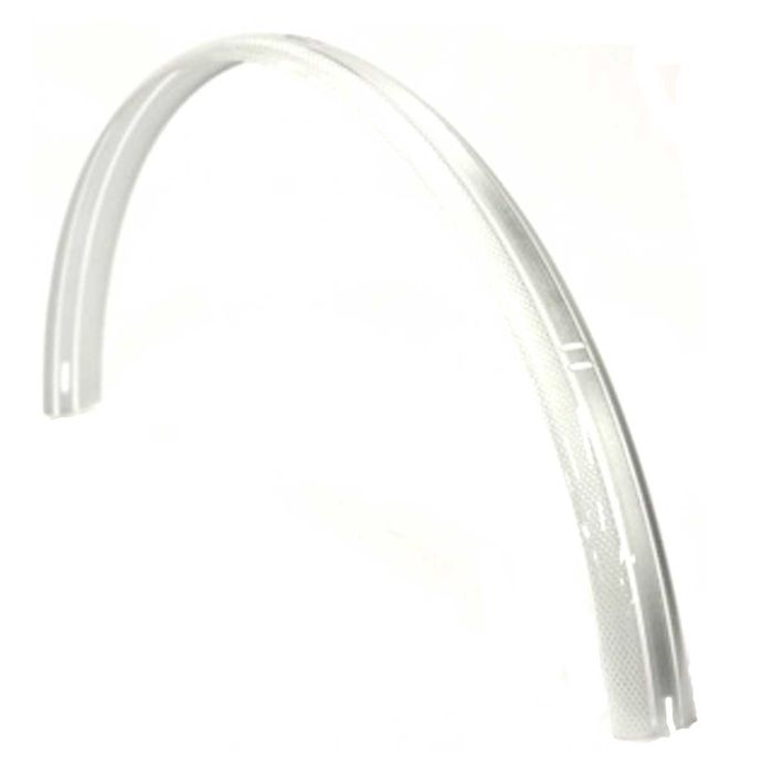 Spatbord achter Gazelle ROND diamant / Brushed zilver BAGAGEDRAGERBEVESTIGING NDC B50G - 31121430051