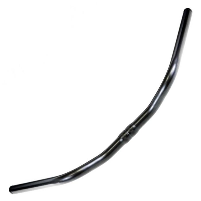 Stuurbocht Gazelle Stads 580mm staal ZWART met ril voor handvatten - 21013740050