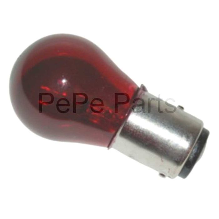 Lamp 12V 21/5W BAY15D duplo BA15D rood