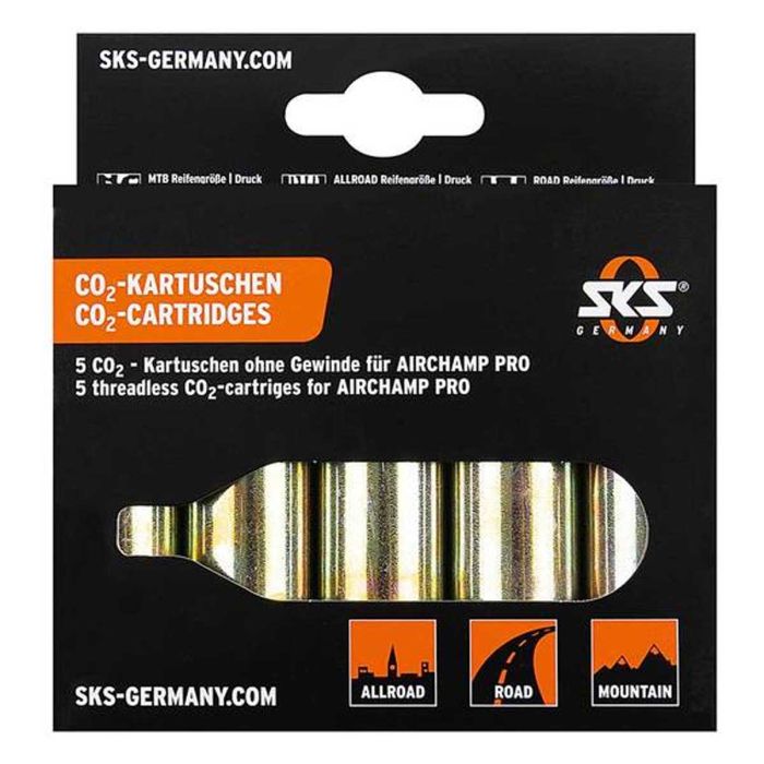 Luchtpatronen SKS Airchamp Pro CO2 5 stuks