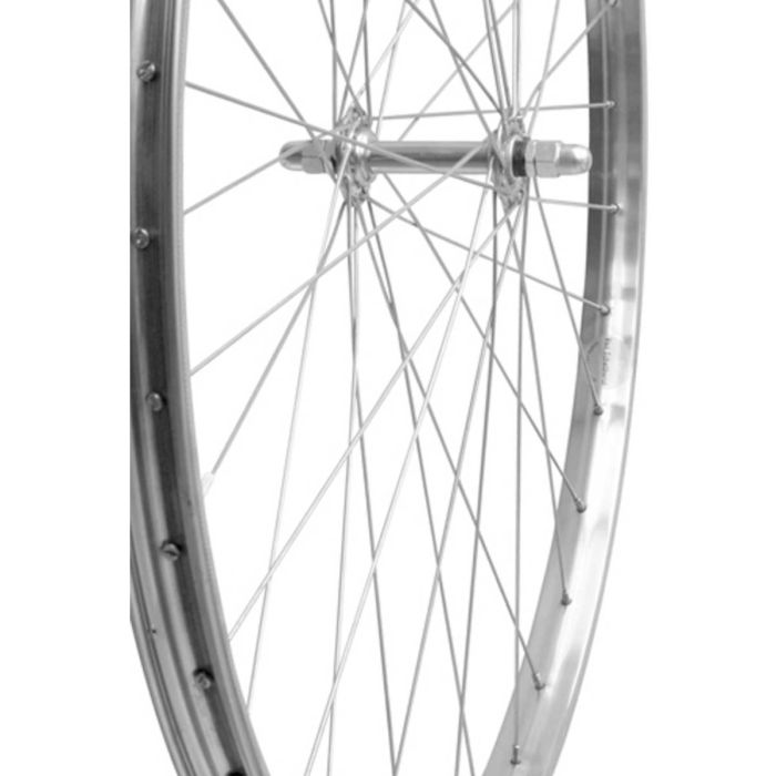 Voorwiel 28" vast stalen velg 28x1 5/8x1 3/8 (622) chroom