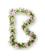 Bloemenslinger Basil Flower Garland Rozen, Roze