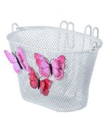 Stuurmand kind Basil Jasmin Butterfly Basket met haken wit