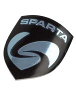 Balhoofdplaat / schild Sparta rond 60 ZWART - 718272