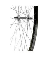 Voorwiel 28" vast aluminium velg 28x1 1/2 (635) ZWART